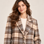Long Length Tweed Coat