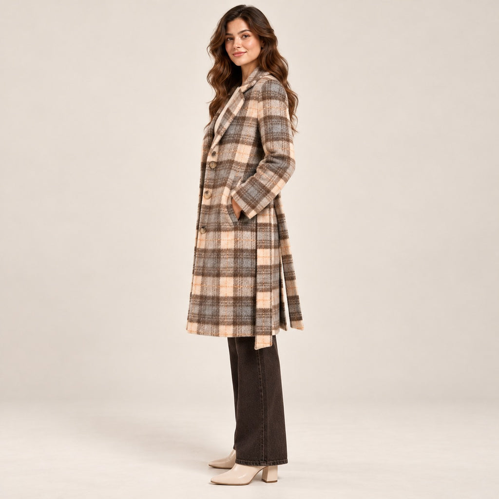 Long Length Tweed Coat