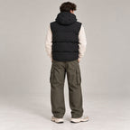 Reversible Hooded Puffer Sleeveless Jacket