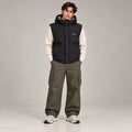 Reversible Hooded Puffer Sleeveless Jacket