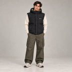 Reversible Hooded Puffer Sleeveless Jacket
