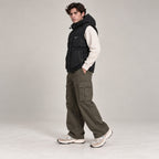 Reversible Hooded Puffer Sleeveless Jacket