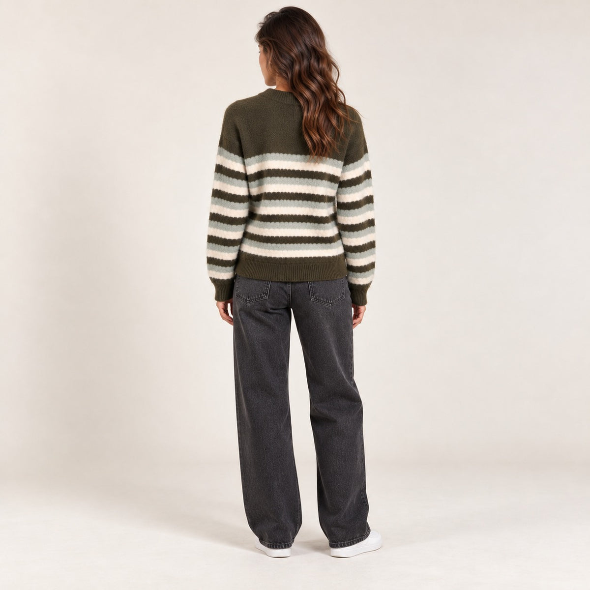 Round Printed Sweater