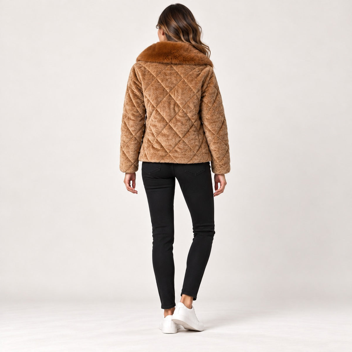 Women's Collar Puffer Jacket