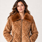Women's Collar Puffer Jacket
