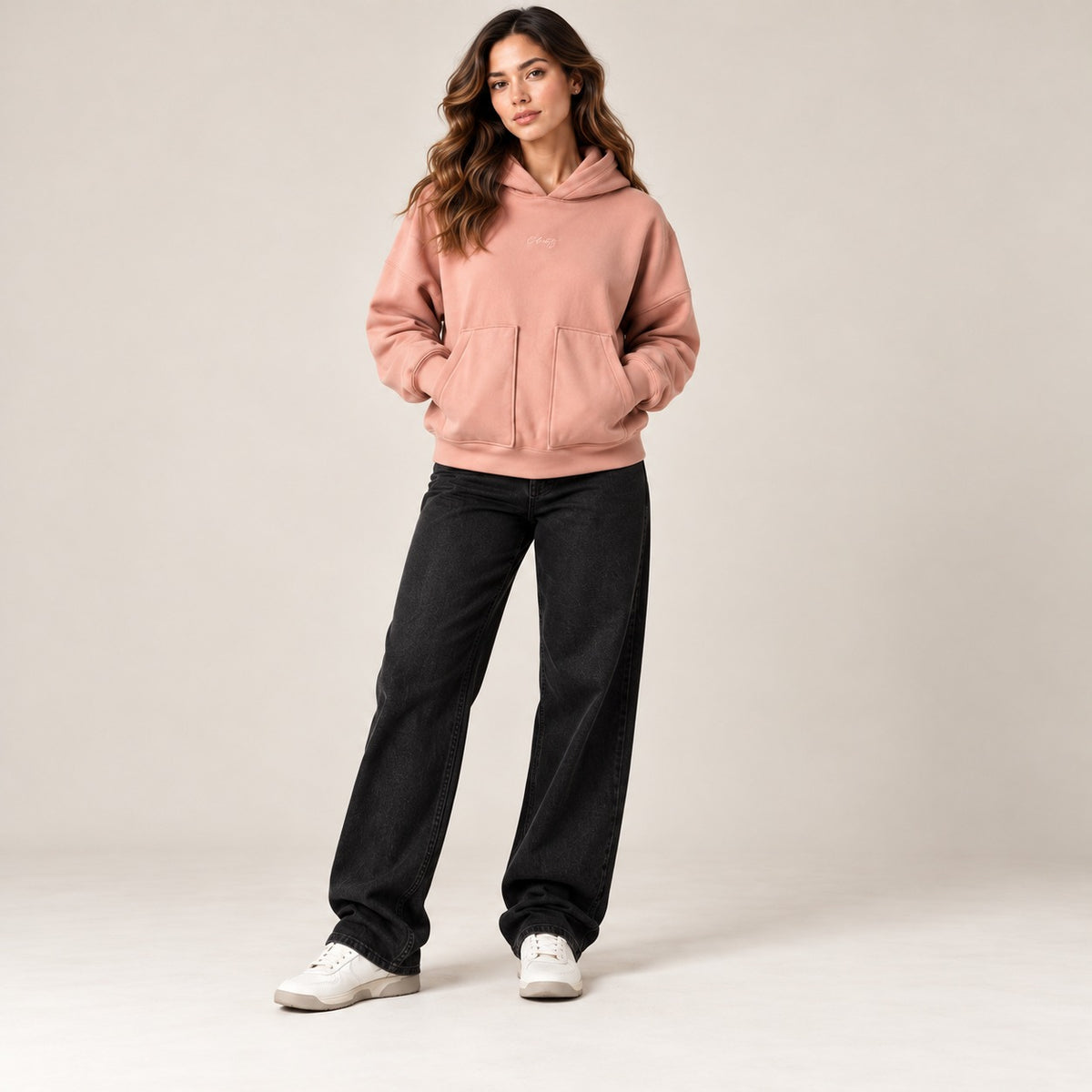 Plain Brazilian Bonding Hoodie