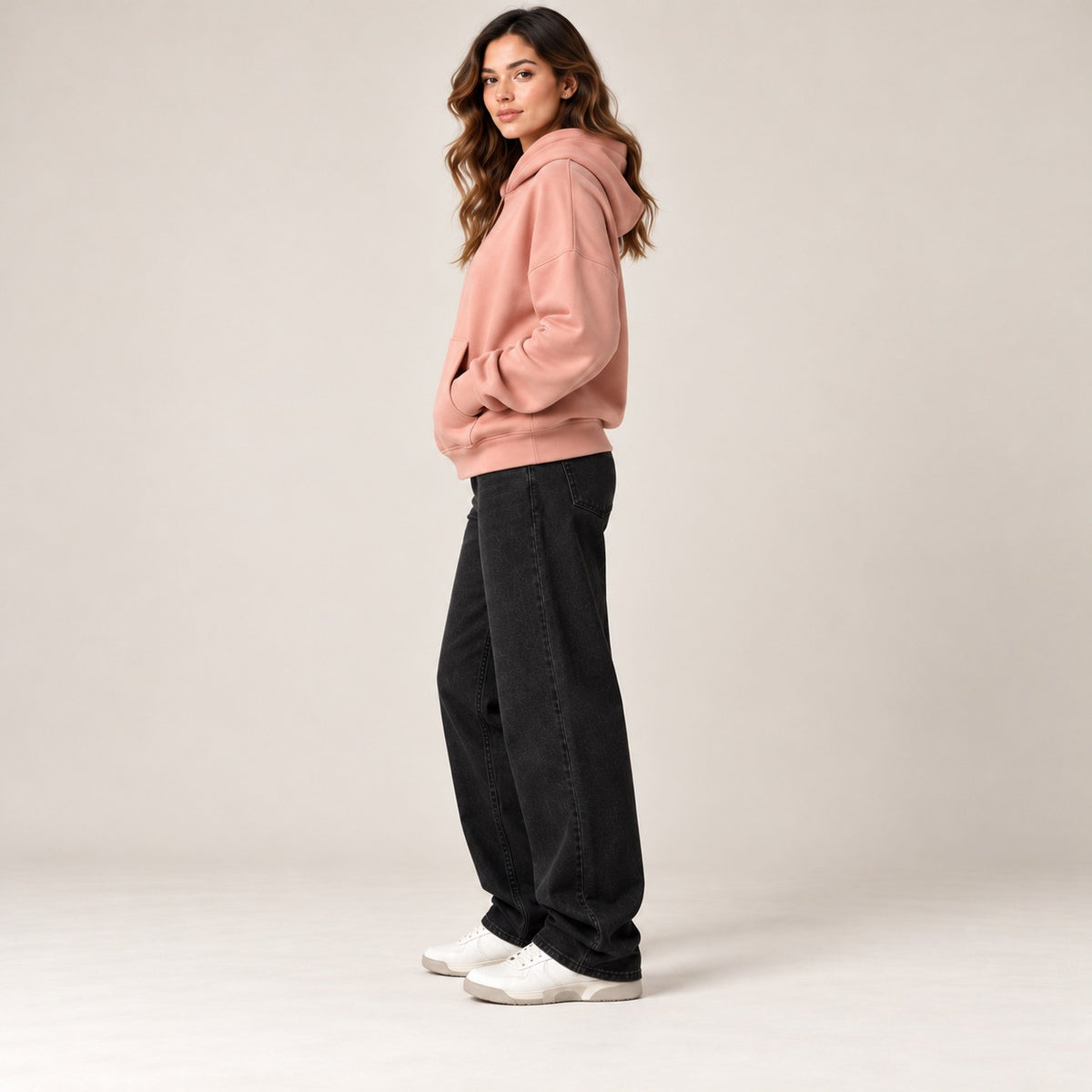 Plain Brazilian Bonding Hoodie