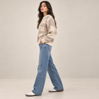 Women's Round Printed Design Sweater