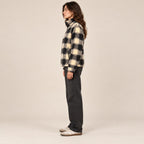 Women's Zipper Check Shacket